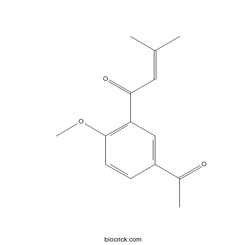 1-(5-乙酰基-2-甲氧基苯基)-3-甲基丁-2-烯-1-酮