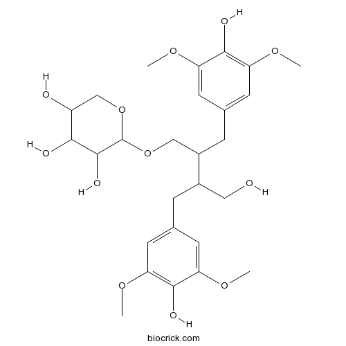 (2S,3S)-4-羟基-2,3-双[(4-羟基-3,5-二甲氧基苯基)甲基]丁基beta-D-吡喃木糖苷
