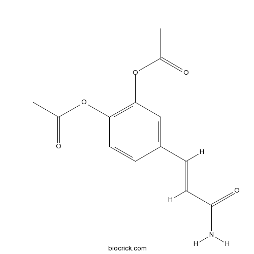 3-[3,4-双(乙酰氧基)苯基]-2-丙烯酰胺