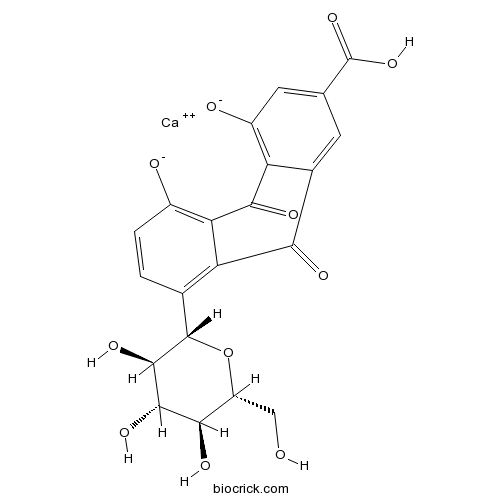 大黄酸-8-葡萄糖苷钙盐