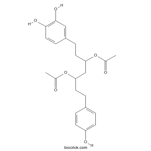 1-(3,4-Dihydroxyphenyl)-7-(4-hydroxyphenyl)heptane-3,5-diyl diacetate