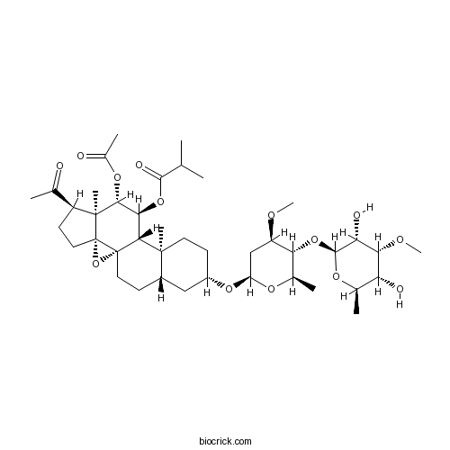 3-O-beta-Allopyranosyl-(1->4)-beta-oleandropyranosyl-11-O-isobutyryl-12-O-acetyltenacigenin B