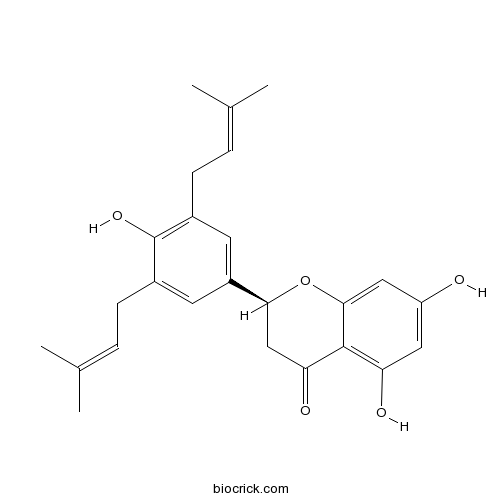 (2S)-5,7-二羟基-2-[4-羟基-3,5-二(3-甲基丁-2-烯基)苯基]色满-4-酮