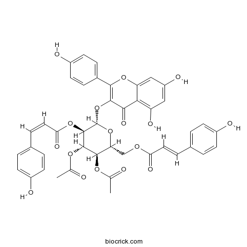 3'',4''-Di-O-acetyl-2'',6''-di-O-p-coumaroylastragalin