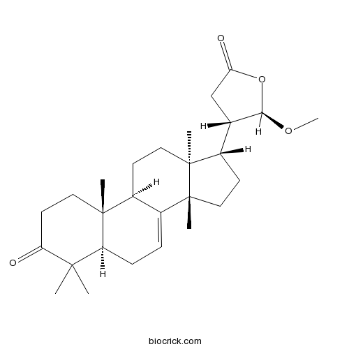 3-Oxo-21alpha-methoxy-24,25,26,27-tetranortirucall-7-ene-23(21)-lactone
