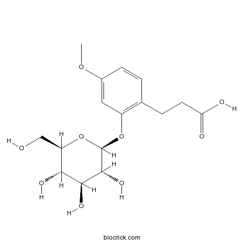 2-O-beta-D-葡糖基氧基-4-甲氧基苯丙酸 