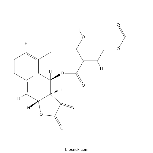 8 beta-(4-Acetoxy-5-hydroxytigloyloxy)costunolide