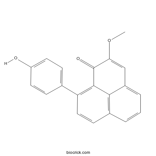 9-(4-羟基苯基)-2-甲氧基-1H-萘嵌苯-1-酮 
