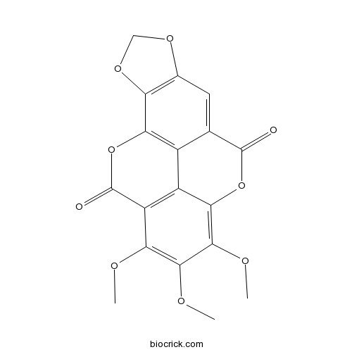 1,2,3-Tri-O-methyl-7,8-methyleneflavellagic acid