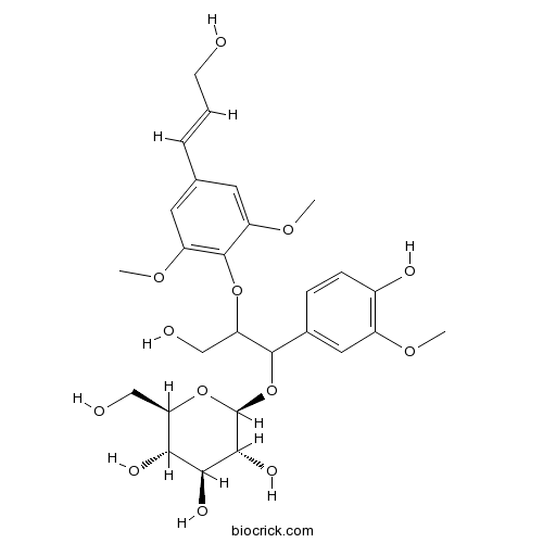 erythro-Guaiacylglycerol beta-sinapyl ether 7-O-glucoside