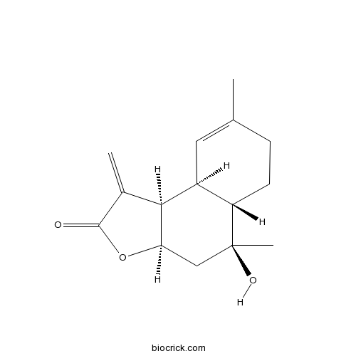 10beta-Hydroxycadina-4,11(13)-dien-12,8beta-olide