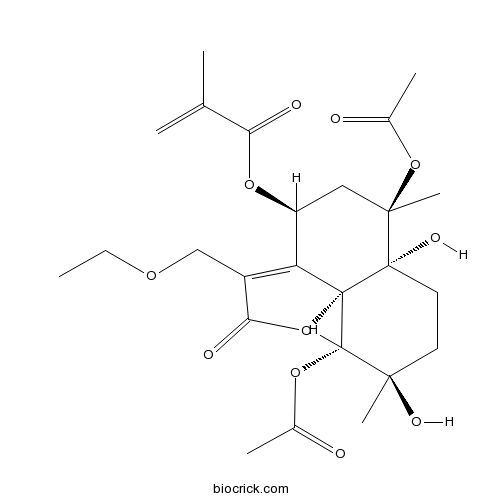 8alpha-Methacryloyloxy-13-ethoxyvernojalcanolide