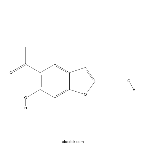 5-Acetyl-6-hydroxy-2-(1-hydroxy-1-methylethyl)benzofuran