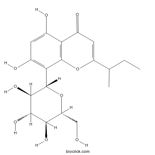 8-Glucosyl-5,7-dihydroxy-2-(1-methylpropyl)chromone