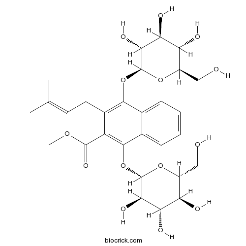 Methyl 1,4-bisglucosyloxy-3-prenyl-2-naphthoate