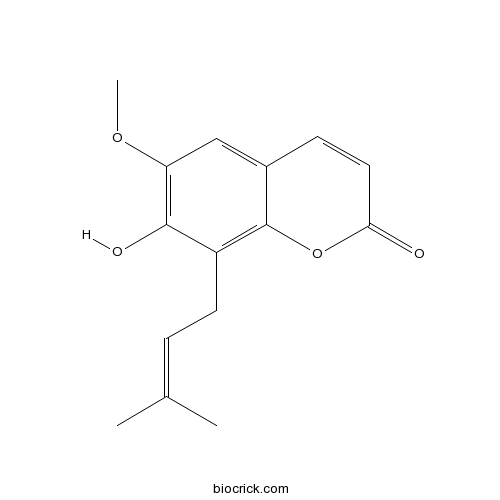 8-(二甲基烯丙基)-7-羟基-6-甲氧基香豆素