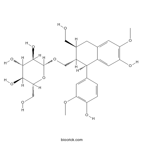 (-)-异落叶松脂素-9'-O-beta-D-吡喃葡萄糖苷