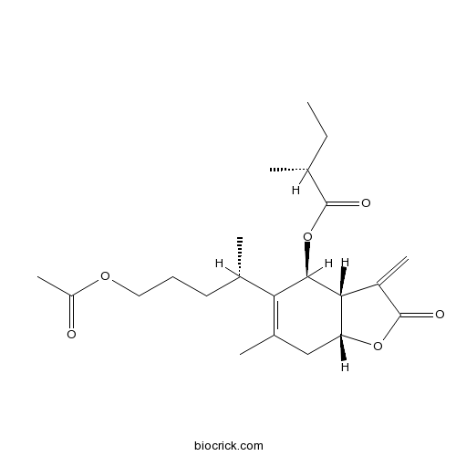 1-O-乙酰基-6alpha-O-(2-甲基丁酰)大花旋覆花内酯