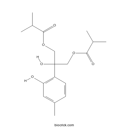 8-Hydroxy-9,10-diisobutyryloxythymol