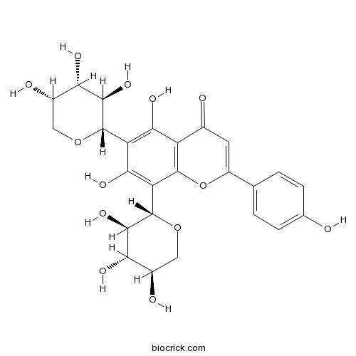 芹菜素-6-C-α-L-阿拉伯糖-8-C-β-D-木糖苷