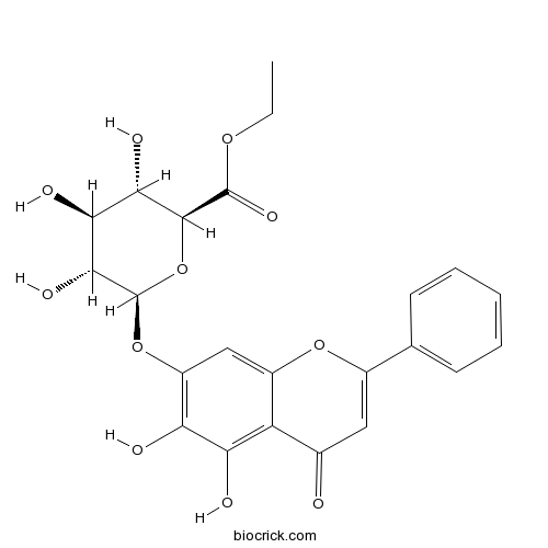 黄芩素 7-O-beta-D-葡萄糖醛酸乙酯