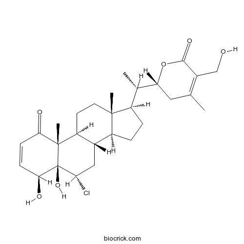 6alpha-氯-5beta-羟基醉茄内酯 A