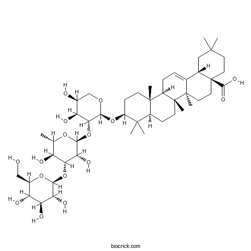 齐墩果酸-3-O-β-D葡萄糖( 1→3)-α-L-鼠李糖(1→2)-α-L-阿拉伯糖苷