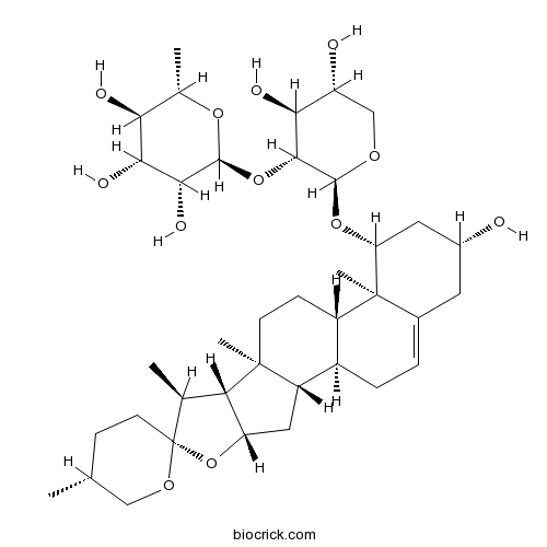 (1beta,3beta,25S)-3-Hydroxyspirost-5-en-1-yl 2-O-(6-deoxy-alpha-L-mannopyranosyl)-beta-D-xylopyranoside