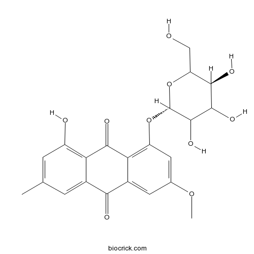 大黄素甲醚-8-O-β-D-葡萄糖苷