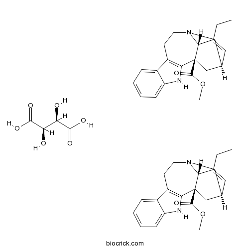 Catharanthine hemitartrate