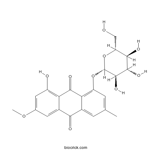 大黄素甲醚-1-O-β-D-葡萄糖苷