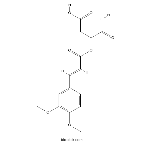(E)-2-(3-(3,4-dimethoxyphenyl)acryloyloxy)succinic acid