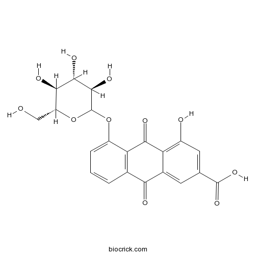 大黄酸-8-O-β-D-葡萄糖苷