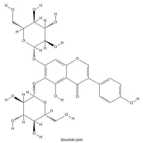 5,6,7,4'-tetrahydroxyisoflavone-6,7-di-O-beta-D-glucopyranoside