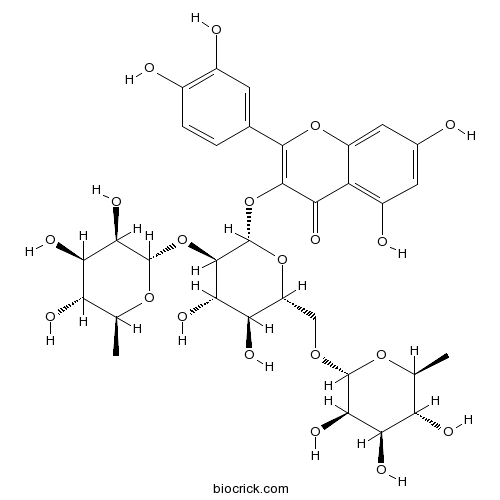 Quercetin 3-O-rutinoside-1-2-O-rhamnoside