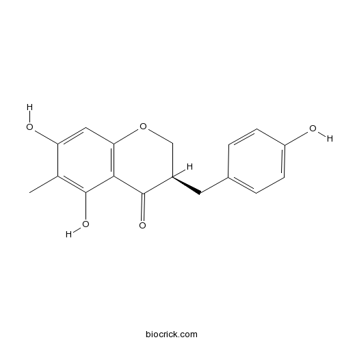 (3R)-5,7-Dihydroxy-6-methyl-3-(4'-hydroxybenzyl)chroman-4-one