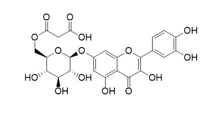 Quercetin 7-O-(6''-O-malonyl)-beta-D-glucoside