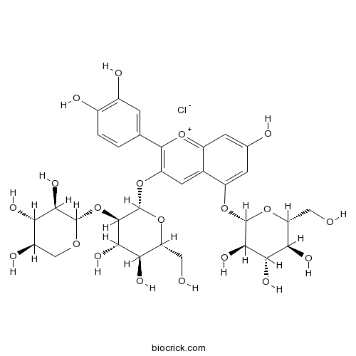 Cyanidin-3-O-sambubioside-5-O-glucoside chloride