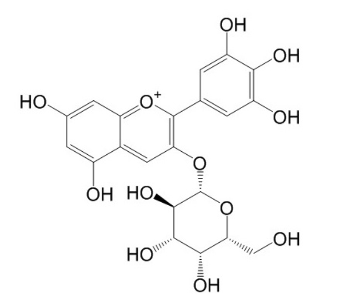 飞燕草素-3-O-半乳糖苷