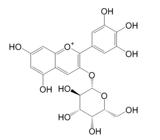 Delphinidin 3-O-galactoside