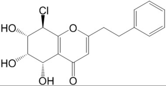 (5S,6S,7S,8R)-8-Chloro-5,6,7-trihydroxy-2-phenylethyl-5,6,7,8-tetrahydro-4H-chromen-4-one