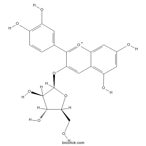 矢车菊素-3-O-阿拉伯糖苷