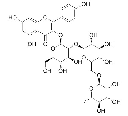 Kaempferol-3-O-α-L-rhamnopyranosyl-(1→6)-β-D-glucopyranosyl-(1→2)-β-D-glucopyranoside