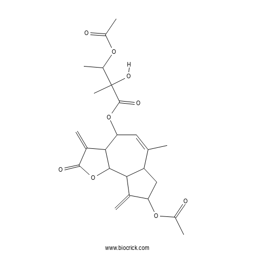 (8-Acetoxy-6-methyl-3,9-dimethylene-2-oxo-4,6a,7,8,9a,9b-hexahydro-3aH-azuleno[4,5-b]furan-4-yl) 3-acetoxy-2-hydroxy-2-methyl-butanoate