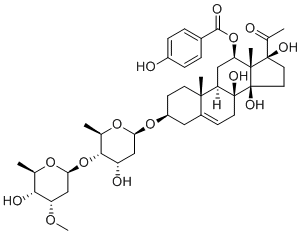 Qingyangshengenin 3-O-β-D-cymaropyranosyl-(1→4)-β-D-digitoxopyranoside