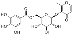 3-O-(6'-O-Galloyl)-β-D-glucopyranosylmaltol