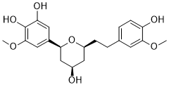 1,5-Epoxy-3-hydroxy-1-(3,4-dihydroxy-5-methoxyphenyl)-7-(4-hydroxy-3-methoxyphenyl)heptane