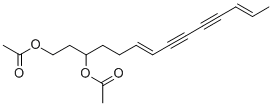 (6E,12E)-Tetradeca-6,12-diene-8,10-diyne-1,3-diol diacetate