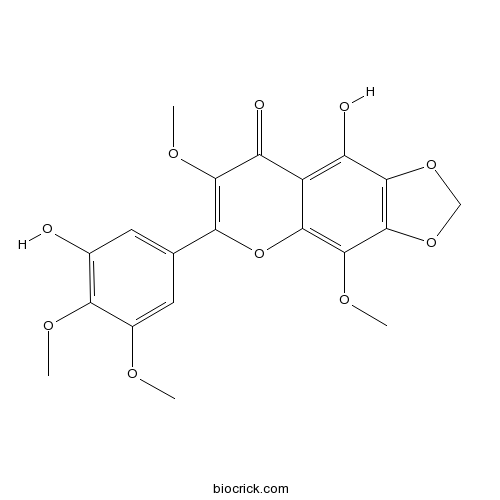 5,5'-Dihydroxy-3,8,3',4'-tetramethoxy-6,7-methylenedioxyflavone