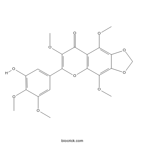 3'-Hydroxy-3,5,8,4',5'-pentamethoxy-6,7-methylenedioxyflavone